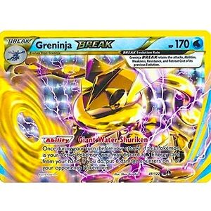 Pokémon Card - Greninja Break (41/122) XY Breakpoint - Holographic Foil TCG